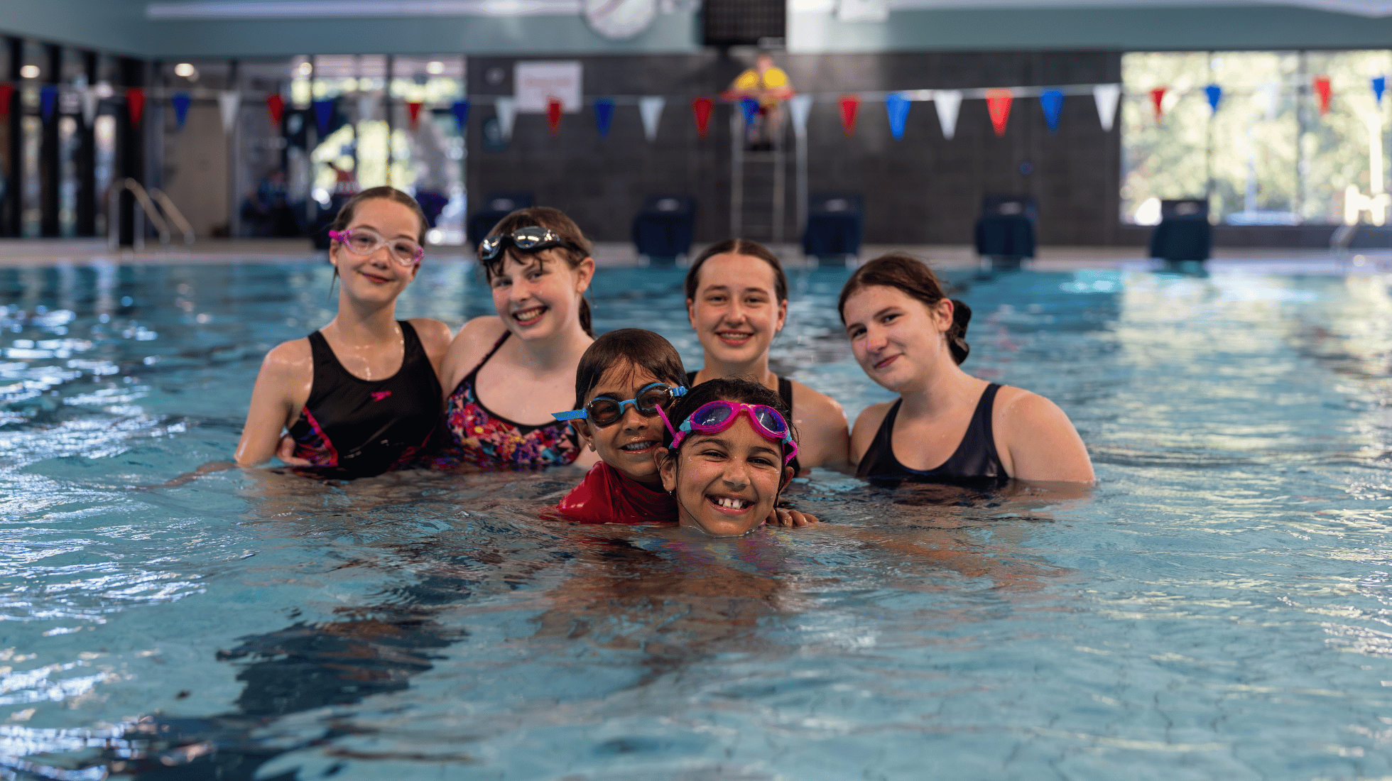 group of swimmers